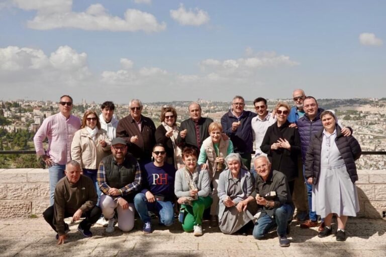 Peregrinos en Jerusalén