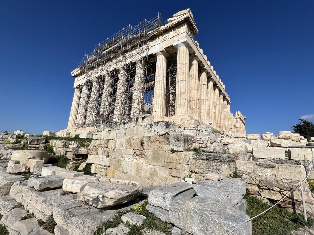 Partenón de Atenas en Grecia durante la Ruta de San Pablo 